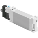 Festo 5/2 Way Monostable Solenoid Valve 24V DC Electric, Aluminium Alloy Body, 7 Bar Max Pressure VUVG-BK14-M52-AT-F-1R8L-S