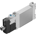 Festo 5/2 Way Monostable Electric Solenoid Valve Manifold Mount 24V dc Aluminium Alloy VUVG-BK10-M52-AT-F-1R8L-S