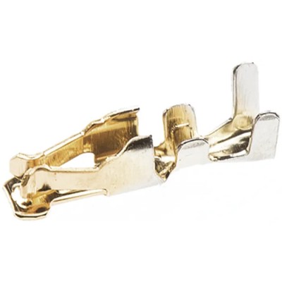 Molex 50394 Series Female Crimp Terminal, Gold Plated Phosphor Bronze, 30 AWG Min, 24 AWG Max, 2A Current 50394-8200