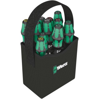 Wera Phillips, Pozidriv, Slotted, Torx Standard Screwdriver Set, 11-Piece 05004313001