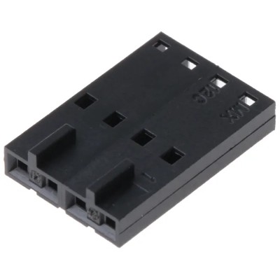 Molex SL Female Connector Housing 2.54 mm Pitch 4 Way 1 Row Straight 50-57-9204