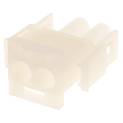 Molex MLX Male Connector Housing 6.35 mm Pitch 2 Way 1 Row Straight Nylon Cable Mount 600V 50-84-1020