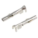 Molex 42024 Series Female Crimp Terminal, 20 AWG Min Crimp, 14 AWG Max, Brass Contact, Tin Plating, Model 02-08-1002