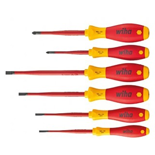 Wiha Insulated Pozidriv Screwdriver Set 6-Piece IEC 60900:2012 Certified Germany 36455