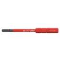 Wiha Hex Screwdriver Bit, 6 mm Drive Size, 5 mm Tip, Hex Drive, 75 mm Overall Length 37226