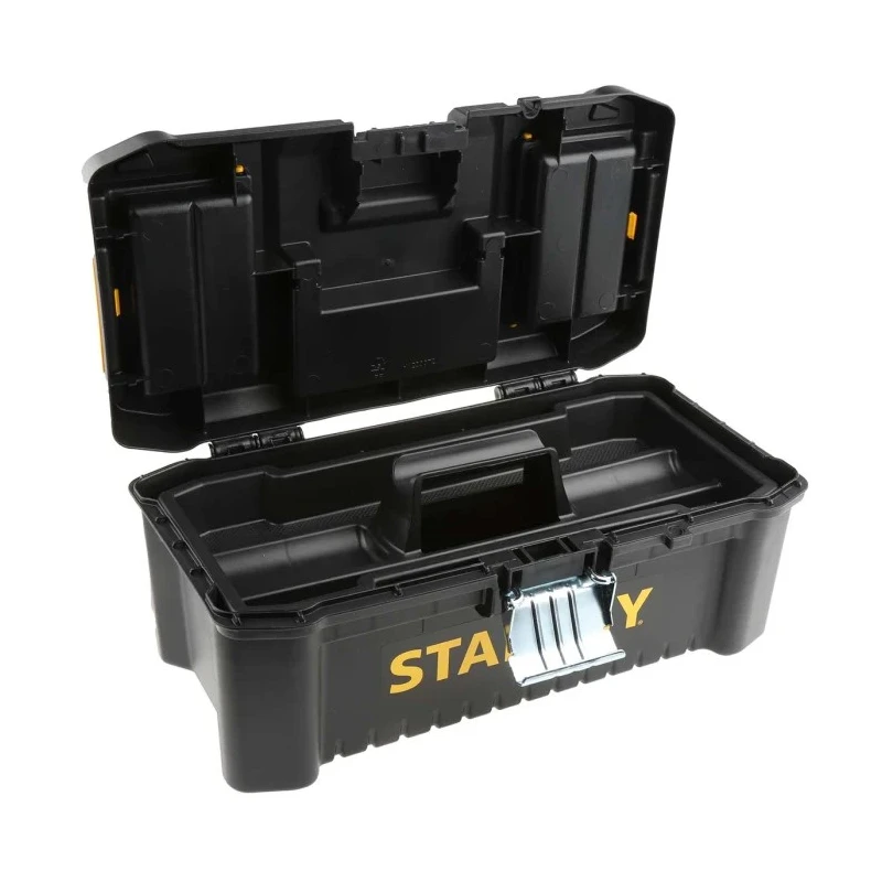 Stanley Plastic Tool Box with Movable Tray 320 mm Height 188 mm Length 132 mm Width STST1-75515