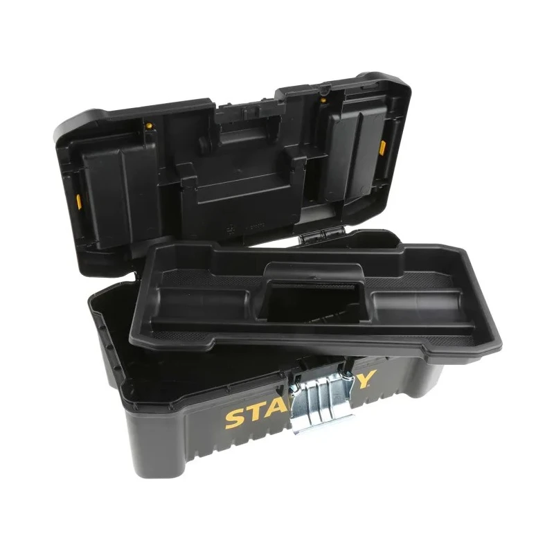 Stanley Plastic Tool Box with Movable Tray 320 mm Height 188 mm Length 132 mm Width STST1-75515