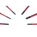 Wiha Torx Insulated Screwdriver Set, 6-Piece, SlimFix VDE, IEC 60900:2012, 1000 V Rated, Tip Sizes T10-T40 41245