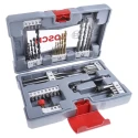 Bosch 49-Piece Twist Drill Bit Set for Masonry and Wood, 2 mm Min to 20 mm Max, Model 2608P00233