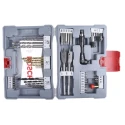 Bosch 49-Piece Twist Drill Bit Set for Masonry and Wood, 2 mm Min to 20 mm Max, Model 2608P00233