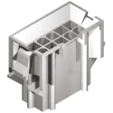 Molex Mini-Fit BMI Male Connector Housing, 4.2 mm Pitch, 8 Way, 2 Row Straight 15-06-0085