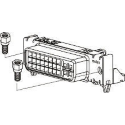Molex 29 Way Right Angle 1.91 mm Pitch Through Hole D-Sub Connector Female 74320-9010