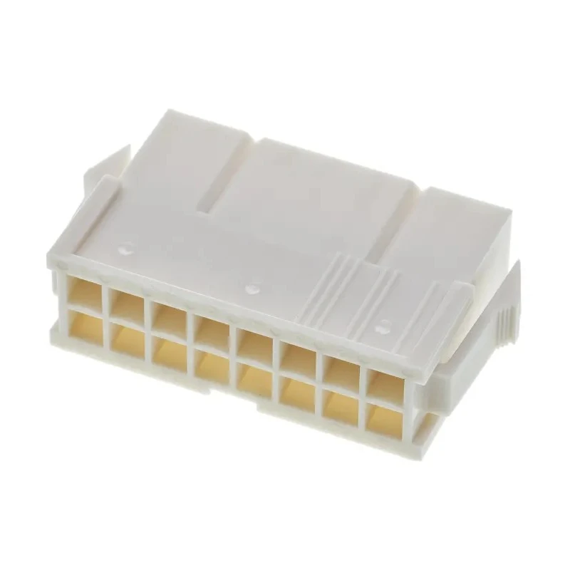 Molex Mini-Fit Male Connector Housing Panel Mount 16 Way 2 Row Straight 4.2 mm Pitch 39-01-2166