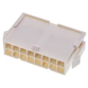 Molex Mini-Fit Male Connector Housing Panel Mount 16 Way 2 Row Straight 4.2 mm Pitch 39-01-2166