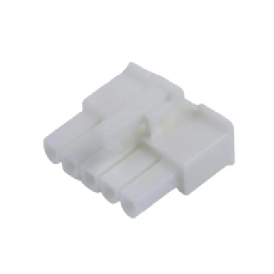 Molex Mini-Fit Jr Female Connector Housing, 5 Contacts, 4.2 mm Pitch, 1 Row Straight 39-01-4051
