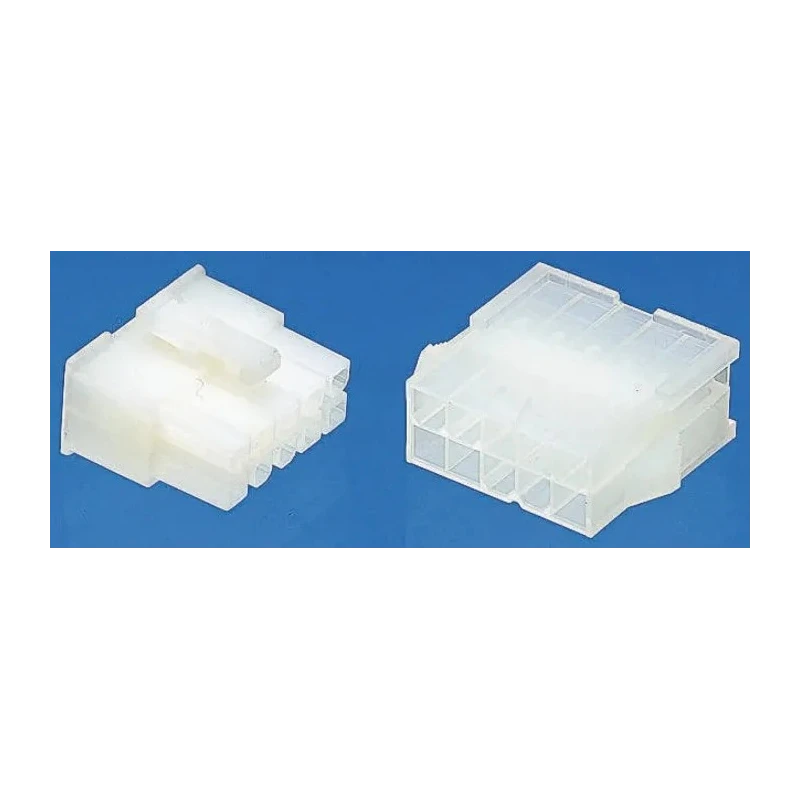 Molex Mini-Fit Jr Male Connector Housing 5 Contacts 4.2 mm Pitch Panel Mount 1 Row Straight Nylon Housing 39-01-4057