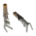 Molex 5556 Series Female Crimp Terminal, Gold Plated Phosphor Bronze, 16 AWG Wire, 9A Current, -40 to 105°C 39-00-0186