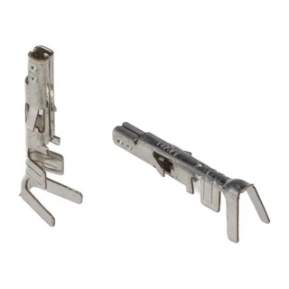 Molex 5556 Series Female Crimp Terminal, 16 AWG Min-Max Wire Size, Tin Plated Phosphor Bronze, 9A, 600V, Crimp 39-00-0080