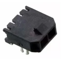 Molex Micro-Fit 3.0 Series Right Angle Through Hole PCB Header, 2 Contacts, 3 mm Pitch, 1 Row, Shrouded 43650-0203
