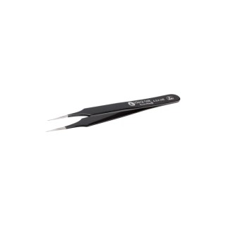 ideal-tek 110mm Stainless Steel Fine ESD Safe Tweezer 4.SA.NE.6