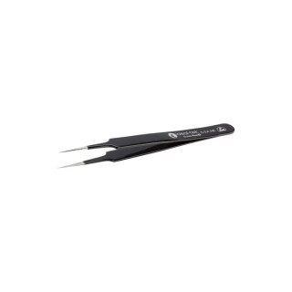 ideal-tek 110mm Stainless Steel Fine ESD Safe Tweezer 5.SA.NE.6