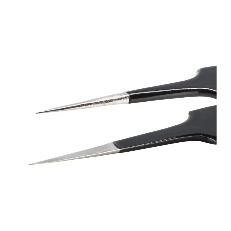 ideal-tek 110mm Stainless Steel Fine ESD Safe Tweezer 5.SA.NE.6