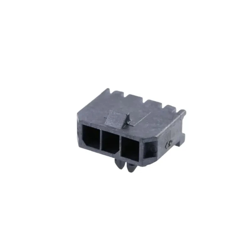 Molex Micro-Fit 3.0 Series Right Angle Through Hole PCB Header, 3 Contacts, 3 mm Pitch, 1 Row, Shrouded 43650-0300