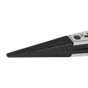 ideal-tek 130mm Carbon Fibre, Polyamide 66, Stainless Steel Straight, Round, Very Fine, Flat ESD Safe Tweezer 2AXCFR.SA.1