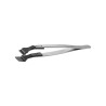 ideal-tek 130mm Stainless Steel, Polyetheretherketone Flat ESD Safe Tweezer 4WFCPR.SA.1