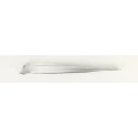 ideal-tek 130mm Stainless Steel, Polyetheretherketone Flat ESD Safe Tweezer 4WFCPR.SA.1