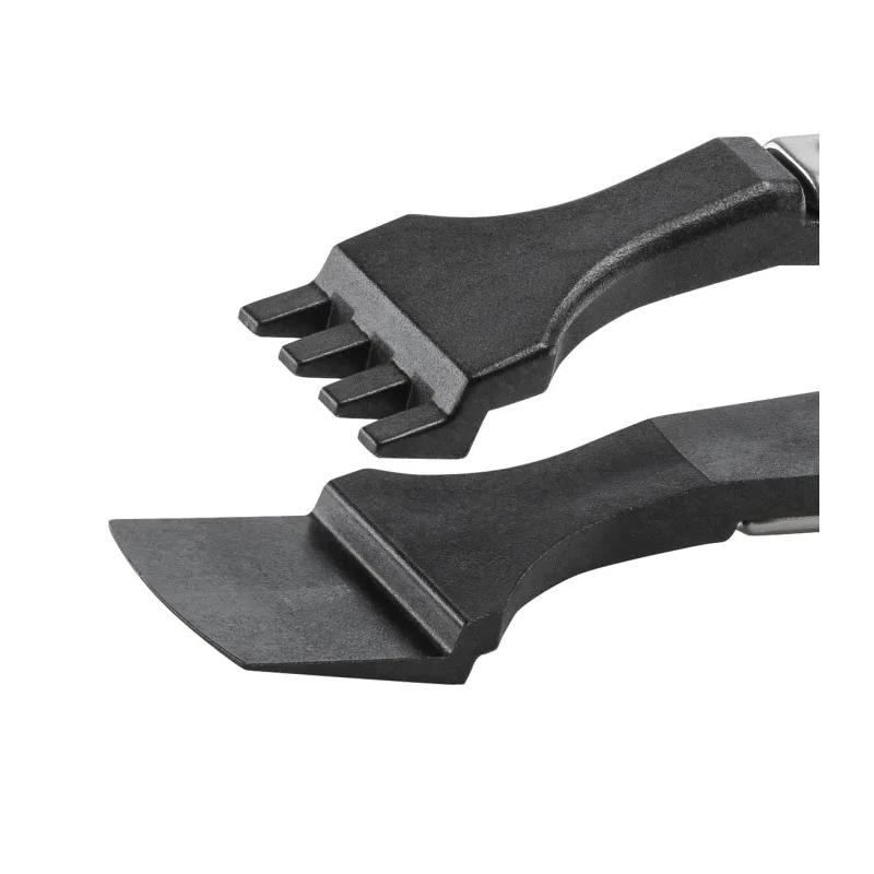 ideal-tek 130mm Stainless Steel, Polyetheretherketone Flat ESD Safe Tweezer 4WFCPR.SA.1