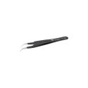 ideal-tek 115mm Stainless Steel Fine Curved ESD Safe Tweezer 7.SA.NE.6