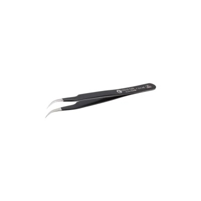 ideal-tek 115mm Stainless Steel Fine Curved ESD Safe Tweezer 7.SA.NE.6