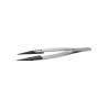ideal-tek 130mm Carbon Fibre Plastic Straight Pointed Fine ESD Safe Tweezer 2CFR.SA.1