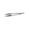 ideal-tek 130mm Polyetheretherketone Stainless Steel Round Straight Very Fine ESD Safe Tweezer 2ACPR.SA.1