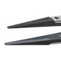 ideal-tek 130mm Polyetheretherketone Stainless Steel Round Straight Very Fine ESD Safe Tweezer 2ACPR.SA.1