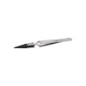 ideal-tek 130mm Stainless Steel, Polyetheretherketone Straight Round Very Fine Flat ESD Safe Tweezer 2AXCPR.SA.1