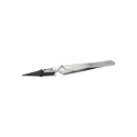ideal-tek 130mm Carbon Fibre, Polyetheretherketone, Stainless Steel Fine ESD Safe Tweezer 5XCPR.SA.1