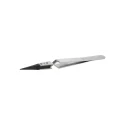 ideal-tek 130mm Carbon Fibre, Stainless Steel, Polyamide 66 Straight, Sharp, Very Fine ESD Safe Tweezer 5XCFR.SA.1