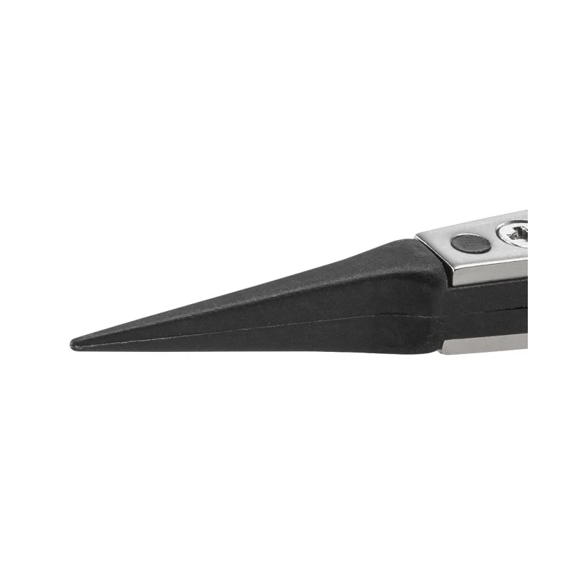ideal-tek 130mm Carbon Fibre, Stainless Steel, Polyamide 66 Straight, Sharp, Very Fine ESD Safe Tweezer 5XCFR.SA.1