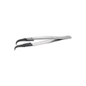 ideal-tek 130mm Polyetheretherketone Stainless Steel Fine Curved ESD Safe Tweezer 7CPR.SA.1