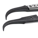 ideal-tek 130mm Polyetheretherketone Stainless Steel Fine Curved ESD Safe Tweezer 7CPR.SA.1