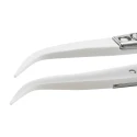 ideal-tek 135mm Zirconia Toughened Alumina Stainless Steel Curved Fine Tweezer 7MZ.SA.0