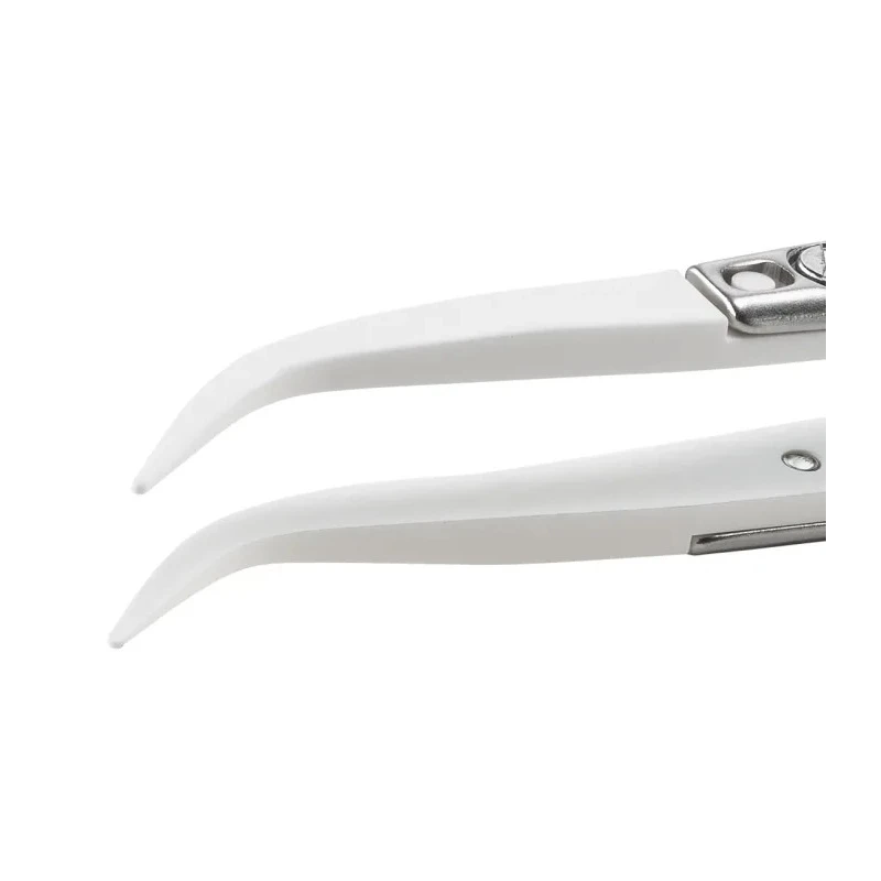 ideal-tek 135mm Zirconia Toughened Alumina Stainless Steel Curved Fine Tweezer 7MZ.SA.0