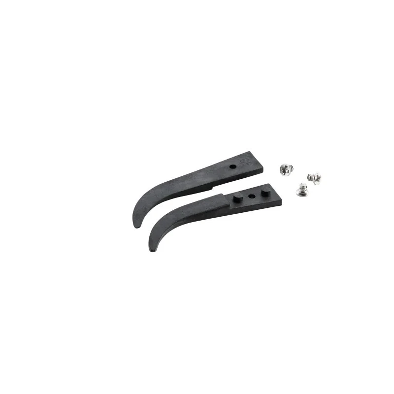 ideal-tek Polyetheretherketone 40mm Flat Rounded ESD Safe Tweezer Tips A2ABCP