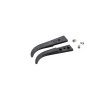 ideal-tek Polyetheretherketone 40mm Flat Rounded ESD Safe Tweezer Tips A2ABCP