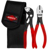 Knipex 2-Piece Plier Set with Diagonal Cutters and Water Pump Pliers, High Leverage and Hardened Jaws 00 20 72 V02