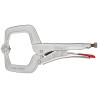 Knipex 1-Piece Mole Grips Steel, Bright Zinc Finish, 280mm Overall Length 42 44 280