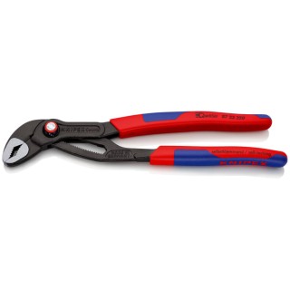 Knipex Cobra® QuickSet Water Pump Plier 250mm Overall Length, 50mm Jaw, 25 Positions, Comfort Grip 87 22 250