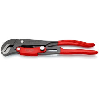 Knipex 42 mm Jaw Capacity Pipe Wrench, 330 mm Overall Length, Plastic Handle 83 61 010